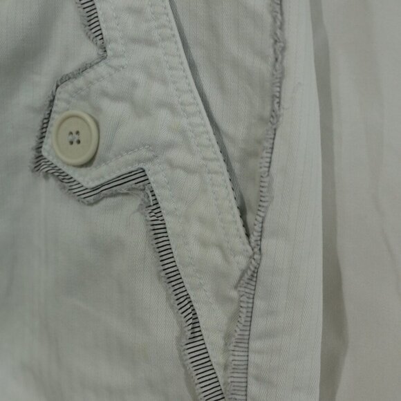 Marc Jacobs Women’s White Pants Size 8 – wide Leg Utility Pocket - Picture 7 of 12